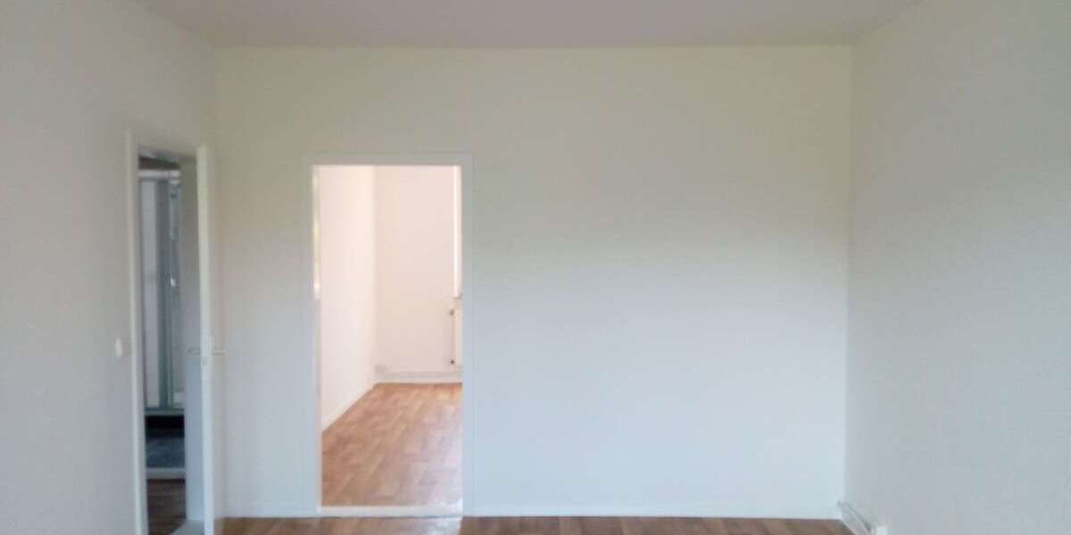 Blick vom Wohnzimmer zum Schla